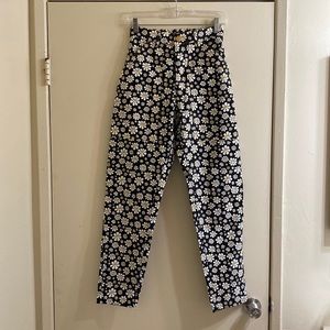 BIG BUD PRESS Lazy Daisy Flower Pencil Pants XS